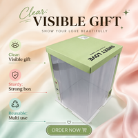 Boîte de présentation carrée verte transparente en PET pour gâteaux et pâtisseries avec couvercle, idéale pour les boulangeries et les cadeaux