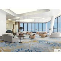 Meilleure vente de tapis de haute qualité mur à mur imprimé en 3D personnalisé de luxe pour hôtel et salle de bal