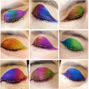 Marque MCESS multicrome poudre caméléon qualité cosmétique oxydes minéraux micas cosmétiques irisé multi chrome ombre à paupières poudre - Product Image 6
