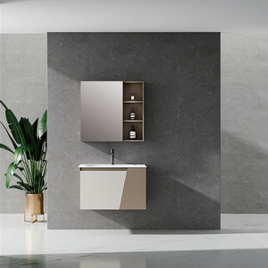 SANIPRO <strong>Cheap</strong> Price Hanging Washroom <strong>Vanity</strong> Modern LED Illuminated Mirror Bathroom <strong>Vanities</strong> Cabinet Set - Product Image 6