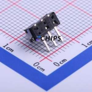 K3-1260D-K1 Slide Switch Through hole Component (THT) Switch Single Pole Double Throw Rectangle Pin Header PC Pin 9mm - Product Image 2