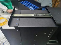 Caja Terminal Óptica Deslizante de 19'' 1U ODF para 24, 48, 96, 144 Núcleos con Panel de Fibra Óptica