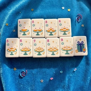 Tuiles de <span class=keywords><strong>Mahjong</strong></span> Américaines Personnalisables en Acrylique, Design de Luxe, Pliables et Portables, Ensemble de 160 Pièces, 4 Couches, <span class=keywords><strong>Jouets</strong></span> d'Halloween - Product Image 3