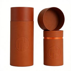 Boîte cadeau en papier personnalisée avec logo sur mesure, style rond décoratif, estampage à chaud, design personnalisé pour entreprise en ligne - Product Image 4