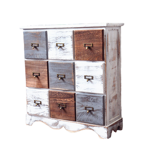 Mueble de Cocina Rústico Ligero de Madera Maciza Antigua, Decoración para el Hogar de Cloud East - Product Image 1