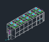 Cabine de travail modulaire FFU pour l'inspection de composants de précision et l'environnement de salle blanche