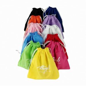 Bolsas de Satén Personalizadas con Cordón para Joyería, Cosméticos, Recuerdos de Fiesta, Pequeños Negocios - Product Image 4