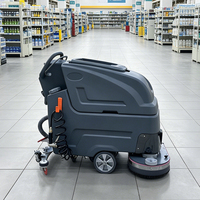 Nettoyeur de sols à double brosse RX680, machine industrielle de lavage des sols pour supermarchés, entrepôts, usines