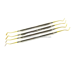 4-Piece Dental Composite Filling Instruments Set Titanium Coated Tips Hollow Handle Wholesale Supplier - Product Image 2