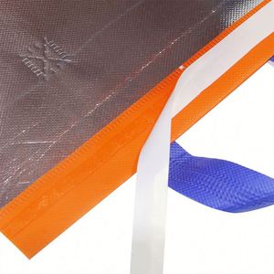 Bolsa Térmica Blanca Impermeable de Tela No Tejida con Asa para Postres, Bebidas, Restaurantes y Comida para Llevar al por Mayor - Product Image 6