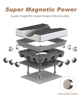 Offres Exceptionnelles Aiguiseur de Couteaux à Roulement en Alliage d'Aluminium 4-Angles Diamant pour la Maison Outils de Cuisine Affûteuse-Culbuteur OEM