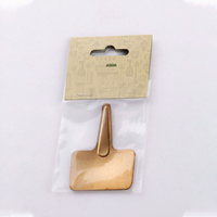 Étiquette en cuivre HUAFu de qualité supérieure en forme de T, 8,0 cm de long x 4,8 cm de large, marqueur de plantes toutes saisons pour une utilisation en intérieur/extérieur dans le jardin
