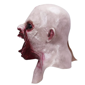 Máscara de Látex Suave de Demonio Sangriento, Máscara Completa de Terror para Halloween, Disfraz de Zombie, Accesorio para Fiestas de Disfraces y Casas Encantadas - Product Image 3