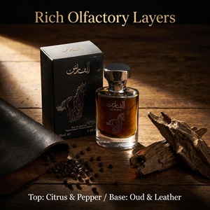 Eau de <span class=keywords><strong>Parfum</strong></span> Thème Équestre Arabe 25ml – <span class=keywords><strong>Parfum</strong></span> Léger Portable avec Bouteille Gravée Cheval pour Trajet Quotidien et Rendez-vous - Product Image 3