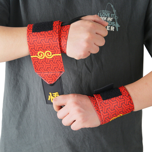 2025健身定制标志加厚健身房举重手腕支撑袖口健身房举重支架包 - Product Image 5