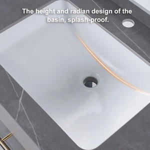 Mobili da <span class=keywords><strong>Bagno</strong></span> di Fabbrica di Lusso con Doppio Lavabo, Specchio Intelligente e <span class=keywords><strong>Mobile</strong></span> Lavello per Set di Arredo <span class=keywords><strong>Bagno</strong></span> per Hotel - Product Image 3