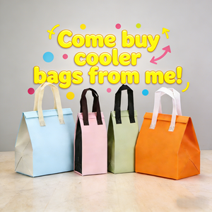 Bolsa Térmica Aislante de Tela No Tejida Reciclable al por Mayor para Alimentos, Sándwiches, Ensaladas, Fideos - Tamaño Estándar, Lista para Envío, Directo de Fabricante - Product Image 4