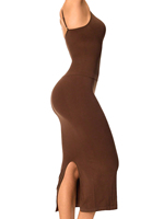 Robe de lingerie sculptante pour femmes, slip de maintien du ventre, body shaper avec maintien ferme, sans couture, robe amincissante intégrale