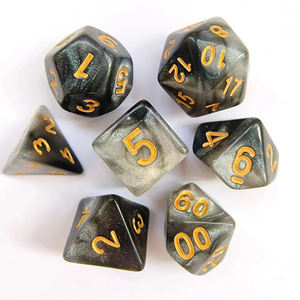 Chất lượng cao đa diện DND xúc xắc thiết lập tùy biến Logo pha trộn màu sắc cho ngục tối và rồng RPG Trò chơi - Product Image 6