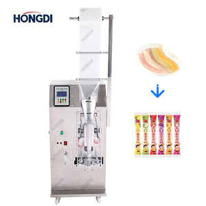 Machine d'emballage de sachets en plastique entièrement automatique contrôlée par PLC pour aliments liquides avec fonctions de scellage et de remplissage - Product Image 1