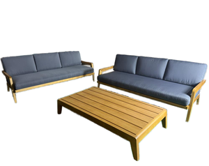 Juego de Muebles de Exterior de Tela Impermeable, Resistente a la Decoloración y al Agua, Diseño Moderno para Sala de Estar, Jardín, Sofá, Hoteles, Villas y Parques - Product Image 1