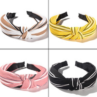 Bandeau à nœud croisé pour femmes, bandeau élastique polyvalent, accessoires de cheveux pour dames