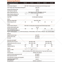 Système d'alimentation sans interruption (ASI) Vertiv Liebert EXM2 100-250 kVA/kW triphasé en ligne à double conversion haute efficacité avec batterie au plomb-acide parallèle 1,5 MW pour données