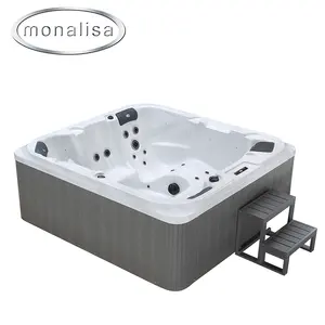 New style promotion massage bathtub outdoor swim spa whirlpool 5 person Gecko hot tub spa