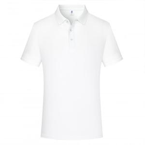 <b>Polo</b> Shirt Short Sleeve Solid Color Polyester Breathable Daily Wear - Product Image 1