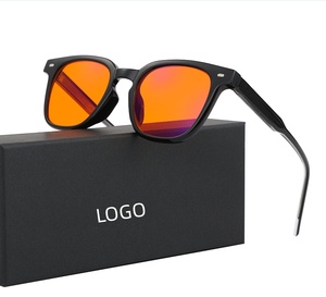 Alivio más fácil del sueño y la migraña Mejora la curación de la luz del sueño Tinte naranja ámbar Anti Daño Gafas de bloqueo de luz azul - Product Image 2