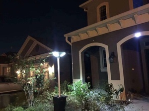 Batterie LiFePO4 LED Silicium Monocristallin 30W Lampe <span class=keywords><strong>Solaire</strong></span> de Jardin IP65 Étanche Angle de Faisceau 360° Aluminium <span class=keywords><strong>Allo</strong></span> - Product Image 5