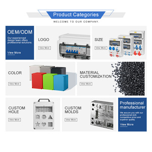 Üreticiler Su Geçirmez Mobil Yağmur Geçirmez Plastik Güç 2 3 4 6 Pin Mcb 3 Fazlı Endüstriyel Priz Kutusu Güneş Enerjisi Santrali için - Product Image 2