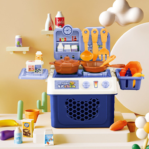 Jouets Lucky Toys Happy <span class=keywords><strong>Gourmet</strong></span>, ensemble de cuisine miniature pour jouer à faire semblant, 26 pièces, profitez d'un temps de cuisine amusant, développez les compétences pratiques des enfants - Product Image 4