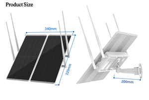 Extenseurs de signal Wi-Fi solaires sans fil, amplificateur de réseau double bande avec amplificateur mobile, amplificateur de réseau Wi-Fi - Product Image 5