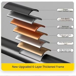 เก้าอี้สูงหลังสูงพับได้อเนกประสงค์ตัวเลือกผ้าฝ้ายสำหรับตั้งแคมป์ตกปลาชายหาดและบ้านแบบพกพาและทนทาน - Product Image 6