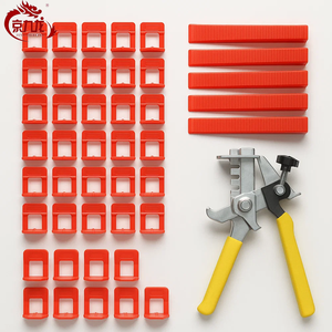 Système <span class=keywords><strong>de</strong></span> nivellement <span class=keywords><strong>de</strong></span> carreaux en plastique, 100 clips d'espacement et 100 cales réutilisables, kit d'outils pour carrelage <span class=keywords><strong>de</strong></span> sol <span class=keywords><strong>de</strong></span> <span class=keywords><strong>salle</strong></span> <span class=keywords><strong>de</strong></span> <span class=keywords><strong>bain</strong></span> - Product Image 5