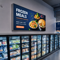 Affichage rétroéclairé par LED, boîte lumineuse murale pour événements commerciaux, publicité intérieure, économie d'énergie, pour menu de restaurant