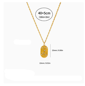 Nuevo Diseño <span class=keywords><strong>de</strong></span> Collar <span class=keywords><strong>de</strong></span> Acero Inoxidable con Cruz para Hombre y Mujer, Estilo Étnico, Collar para Parejas, Accesorios Transfronterizos - Product Image 6