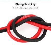 Hochwertiges 70mm Batterie-Schweißkabel PVC-Isoliert Rot-Schwarz 70mm2 Flexibles DC-Kupfer Einadriges Stromkabel