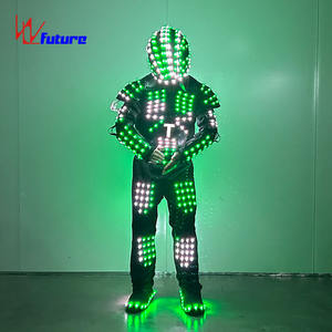 Costume lumineux LED, tenue <span class=keywords><strong>futuriste</strong></span> confortable et accrocheuse pour les spectacles sur scène, les fêtes, les festivals, les défilés - Product Image 3