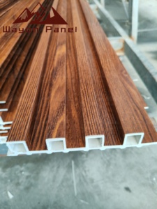 Wayon低成本WPC环保防水格栅面板用于装饰客厅的墙壁。 - Product Image 2