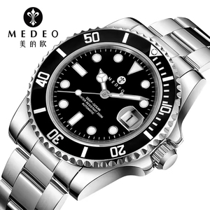 <span class=keywords><strong>Montre</strong></span> de poche de luxe pour homme, 20 BAR, <span class=keywords><strong>plongée</strong></span>, <span class=keywords><strong>bracelet</strong></span> en acier de 42 mm, marques luminescentes, mouvement automatique, <span class=keywords><strong>montre</strong></span> mécanique - Product Image 2