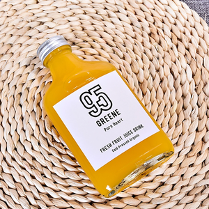 रचनात्मक 250ml 350ml 500ml छोटे मुंह फ्लैट रस वोदका की बोतल ठंडा काढ़ा कॉफी कांच की बोतल पेय की बोतल - Product Image 3