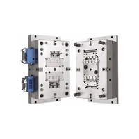 Componente de Molde de Inyección de Plástico, Inserto de Base Elevadora con Giro