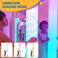 Columna de luz sensorial LED Flyfirm con modo activado por sonido-Lámpara que cambia de color de 180cm para salas sensoriales y terapia de Autismo