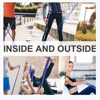 Bandes de Résistance TPE de Haute Qualité OEM en Boucle, Vente Chaude, pour Gymnastique à Domicile, Yoga, Fitness, Exercice, Élastiques, Extensibles, Couleurs Variées TALLTOP