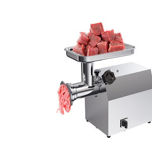 Hachoir à viande électrique en acier inoxydable, hachoir à viande automatique pour la transformation de la viande congelée, monophasé, neuf - Product Image 1