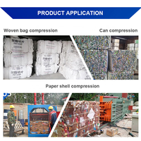 Presse à balles hydraulique de 80 tonnes pour cartons, paille, foin, papier usagé, canettes et plastique
