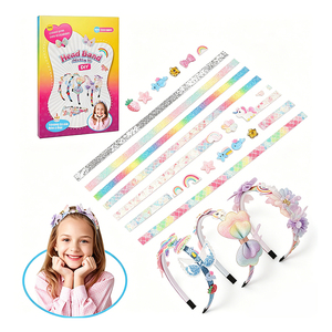Paquete de Manualidades para Niñas, Diadema para el Cabello, Corona de Unicornio, Estrella, Lazo con Pedrería, Accesorios para Fiestas de Cumpleaños, Regalo, Recuerdo - Product Image 1