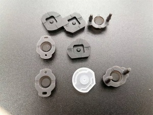 SYYTECH ตัวควบคุมเกมซิลิโคนนำไฟฟ้า,ใหม่สำหรับ Nintendo <span class=keywords><strong>Switch</strong></span> Pro NS อะไหล่ซ่อมปุ่มยาง D-Pad - Product Image 4